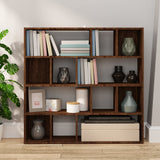 Book Cabinet/Room Divider Brown Oak 105x24x102 cm 823252