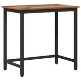 Table Old Wood 100 x 50 x 76.5 cm Engineered Wood and Steel 873772