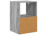 Bedside Table 2 pcs Grey Sonoma 35 x 32 x 68.5 cm 8000639