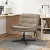 Swivel Chair Cappuccino 63 x 75 x 76 cm PU 42007344