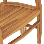 ZNTS 7 Piece Garden Dining Set Solid Teak Wood 3060023