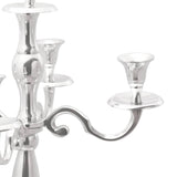 Candle Holder Silver 32 x 32 x 79.5 cm Aluminium 42000156