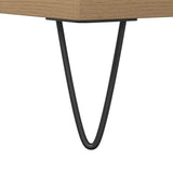 Sink Cabinet Artisan Oak 65x33x60 cm Engineered Wood 857227