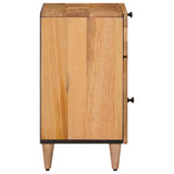 Bedside Cabinet Natural 50 x 33 x 60 cm Solid Mango Wood 4018268