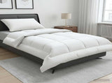Duvet and Pillow Set 2 pcs 150x200 cm Summer 200 GSM Wool White 3441022