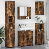 Bathroom Furniture Set 5 pcs Smoked Oak 61 x 35 x 64 cm 3392988