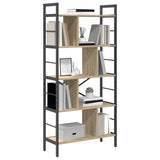 Bookshelf Sonoma Oak 75 x 30 x 156 cm Engineered Wood 883959