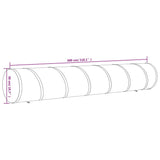 Dog Tunnel Blue 50x300 cm Polyester 172190