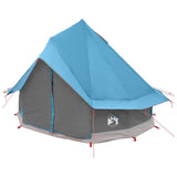 Tipi Tent with Roof Blue 250 x 250 cm Polyester and Steel 42028720