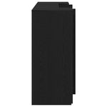 Reception Desk Black Oak 200x50x103.5 cm Engineered Wood 3324179