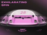 360&deg Rotation Kids Bumper Car, 12V Waltz Car with Remote Control, Dual Joystick, Music, Lights, T3398P348436