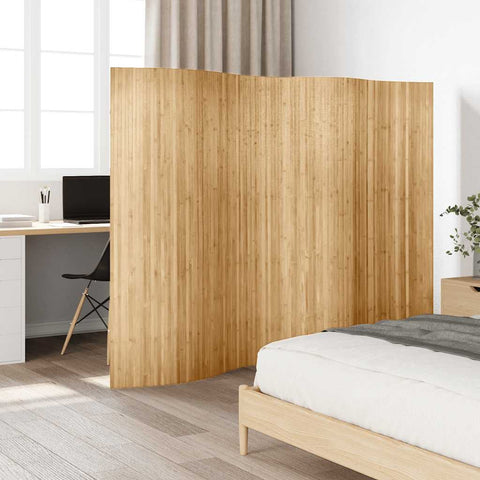 Room Divider Bamboo 250x165 cm Natural 247197