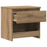Bedside Cabinets 2 pcs Artisan Oak 40x30x39 cm Engineered Wood 856409