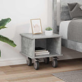 TV Stand Concrete Grey 37 x 35 x 35 cm Engineered Wood 891051