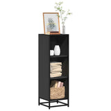 Book Cabinet Black 33.5x33x107.5 cm Engineered Wood 849154