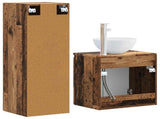 Bathroom Furniture Set 2 pcs Old Wood 33 x 34.5 x 100 cm 3406121