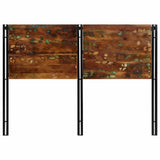 Headboard 140 cm Solid Wood Reclaimed and Iron 4017550