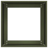 ZNTS Planter Olive Green 40x40x40 cm Cold-rolled Steel 860664