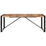 ZNTS Dining Table 200x100x75 cm Solid Wood 321543