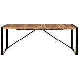 ZNTS Dining Table 200x100x75 cm Solid Wood 321543