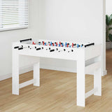 Foosball Table White 125 x 60.5 x 80 cm Engineered Wood 858884