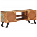 TV Cabinet 112x30x45 cm Solid Wood Reclaimed 354321