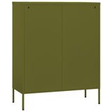 Storage Cabinet Olive Green 80x35x101.5 cm Steel 336135