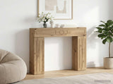 Fireplace Surround Artisan Oak 102 x 18 x 100.5 cm 8006614