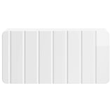 Wall-Mounted Bedside Cabinet High Gloss White 49 x 34.5 x 24 cm 898283