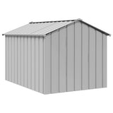 Dog House with Roof 113x153x101 cm Galvanised Steel 4100920