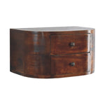 Lunar 2 Drawer Floating Bedside IN3594