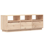 TV Cabinet 140x37x50 cm Solid Wood Pine 813430