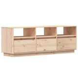 TV Cabinet 140x37x50 cm Solid Wood Pine 813430