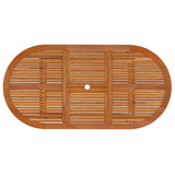 Garden Dining Set Reddish-Brown Solid eucalyptus wood Medium 3087341
