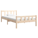 Bed Frame without Mattress Solid Wood 100x200 cm 810669