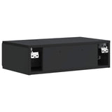 Wall-Mounted Side Table Black 59 x 34.5 x 17 cm Engineered Wood 898316