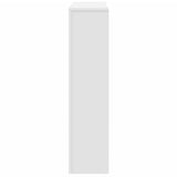 Radiator Cover White 149x20x82 cm Engineered Wood 852699