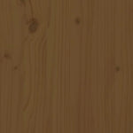 ZNTS Coffee Table Honey Brown 110x55x45 cm Solid Wood Pine 822345