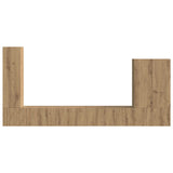 TV Wall Cabinet Set Wall-mounted 6 pcs Artisan Oak 3408960