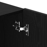 TV Cabinet Set Black Oak 100 x 30 x 41 cm Engineered Wood 863084