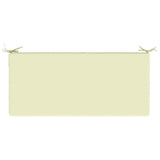 2-Piece Bench Cushions SOEST 2 pcs 100% Polyester Cream 950217