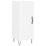 Highboard White 34.5x34x180 cm Engineered Wood 3199137