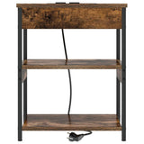 Bedside Cabinet 2 pcs Smoked Oak 41 x 31 x 51 cm 859540