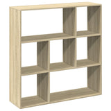 Room Divider Bookcase Sonoma Oak 102x29x103.5 cm Engineered Wood 858050