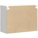 Kitchen Wall Cabinet with Glass Door Kalmar Old Wood Engineered Wood 853615