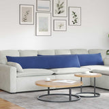 Sofa Pillows 2 pcs Police Blue 200 x 40 cm Corduroy Fabric 42013896