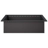 Fire Pit Ring Black 80 x 80 x 25 cm Steel 8012628