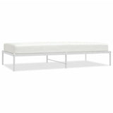 Metal Bed Frame without Mattress White 100x200cm 350908