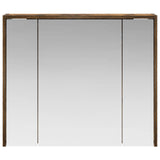 Bathroom Mirror Cabinet Smoked Oak 73.5 x 16 x 62.5 cm 889171