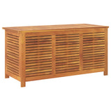 Garden Storage Box with Louver 113x50x56 cm Solid Wood Acacia 365841